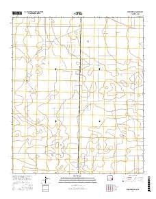 Prairieview NE New Mexico Current topographic map, 1:24000 scale, 7.5 X 7.5 Minute, Year 2017
