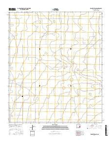 Prairieview NW New Mexico Current topographic map, 1:24000 scale, 7.5 X 7.5 Minute, Year 2017
