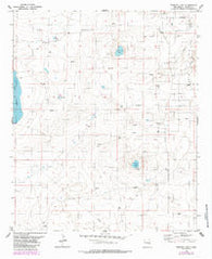 Presler Lake New Mexico Historical topographic map, 1:24000 scale, 7.5 X 7.5 Minute, Year 1978