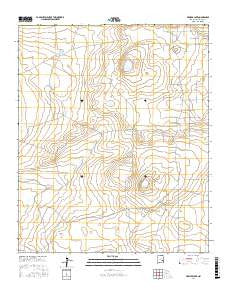 Presler Lake New Mexico Current topographic map, 1:24000 scale, 7.5 X 7.5 Minute, Year 2017