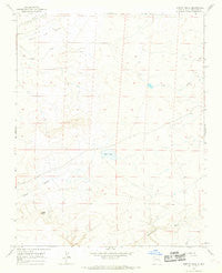 Pretty Rock New Mexico Historical topographic map, 1:24000 scale, 7.5 X 7.5 Minute, Year 1966