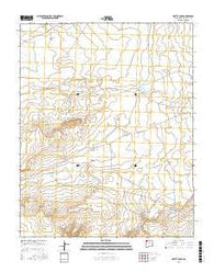 Pretty Rock New Mexico Current topographic map, 1:24000 scale, 7.5 X 7.5 Minute, Year 2017