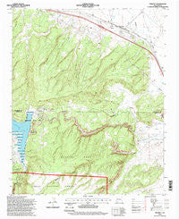 Prewitt New Mexico Historical topographic map, 1:24000 scale, 7.5 X 7.5 Minute, Year 1995