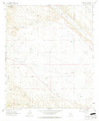 Priest Tank New Mexico Historical topographic map, 1:24000 scale, 7.5 X 7.5 Minute, Year 1961