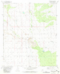 Prisor Hill New Mexico Historical topographic map, 1:24000 scale, 7.5 X 7.5 Minute, Year 1981