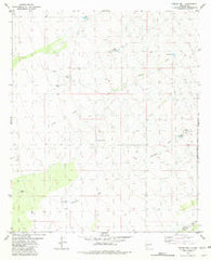 Prisor Well New Mexico Historical topographic map, 1:24000 scale, 7.5 X 7.5 Minute, Year 1981