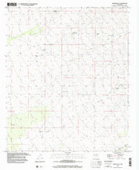 Prisor Well New Mexico Historical topographic map, 1:24000 scale, 7.5 X 7.5 Minute, Year 1996