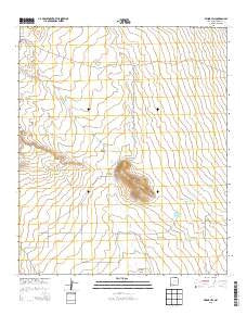 Prisor Hill New Mexico Historical topographic map, 1:24000 scale, 7.5 X 7.5 Minute, Year 2013