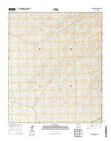Prisor Well New Mexico Historical topographic map, 1:24000 scale, 7.5 X 7.5 Minute, Year 2013