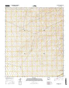 Prisor Well New Mexico Current topographic map, 1:24000 scale, 7.5 X 7.5 Minute, Year 2017