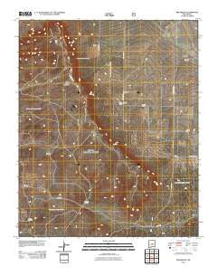 Progresso New Mexico Historical topographic map, 1:24000 scale, 7.5 X 7.5 Minute, Year 2011
