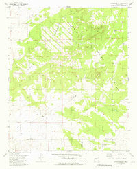 Progresso SW New Mexico Historical topographic map, 1:24000 scale, 7.5 X 7.5 Minute, Year 1981