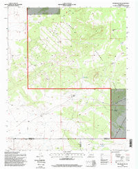 Progresso SW New Mexico Historical topographic map, 1:24000 scale, 7.5 X 7.5 Minute, Year 1995
