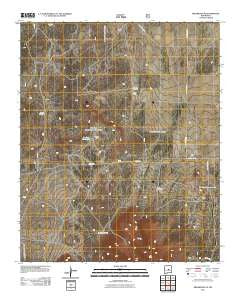 Progresso SE New Mexico Historical topographic map, 1:24000 scale, 7.5 X 7.5 Minute, Year 2011
