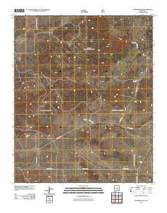 Progresso SW New Mexico Historical topographic map, 1:24000 scale, 7.5 X 7.5 Minute, Year 2011