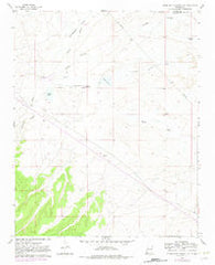 Pueblo Alto Trading Post New Mexico Historical topographic map, 1:24000 scale, 7.5 X 7.5 Minute, Year 1960