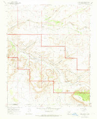 Pueblo Bonito New Mexico Historical topographic map, 1:24000 scale, 7.5 X 7.5 Minute, Year 1966