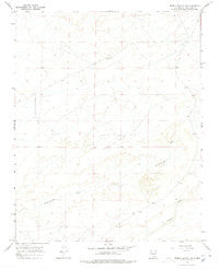 Pueblo Bonito NW New Mexico Historical topographic map, 1:24000 scale, 7.5 X 7.5 Minute, Year 1966