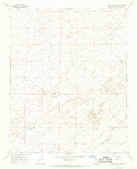 Pueblo Bonito NW New Mexico Historical topographic map, 1:24000 scale, 7.5 X 7.5 Minute, Year 1966