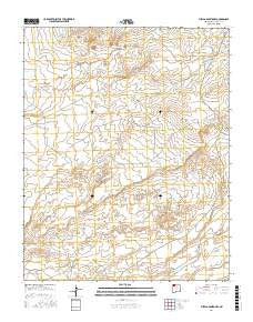 Pueblo Bonito NW New Mexico Current topographic map, 1:24000 scale, 7.5 X 7.5 Minute, Year 2017