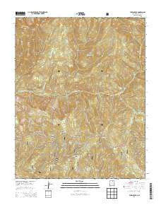 Pueblo Peak New Mexico Historical topographic map, 1:24000 scale, 7.5 X 7.5 Minute, Year 2013