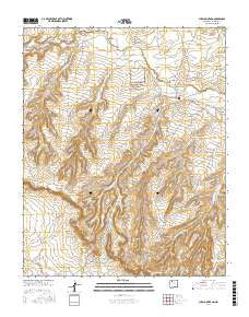 Pueblo Pintado New Mexico Current topographic map, 1:24000 scale, 7.5 X 7.5 Minute, Year 2017
