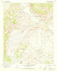 Puerco Dam New Mexico Historical topographic map, 1:24000 scale, 7.5 X 7.5 Minute, Year 1961