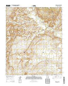 Puerco Dam New Mexico Current topographic map, 1:24000 scale, 7.5 X 7.5 Minute, Year 2013