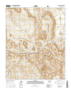 Puertecito New Mexico Current topographic map, 1:24000 scale, 7.5 X 7.5 Minute, Year 2017