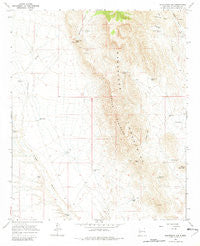 Puertecito Gap New Mexico Historical topographic map, 1:24000 scale, 7.5 X 7.5 Minute, Year 1965