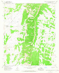 Puerto De Los Cavadores New Mexico Historical topographic map, 1:24000 scale, 7.5 X 7.5 Minute, Year 1964