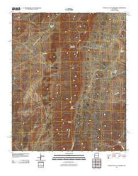 Puerto De Los Cavadores New Mexico Historical topographic map, 1:24000 scale, 7.5 X 7.5 Minute, Year 2010