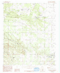 Punta De Agua New Mexico Historical topographic map, 1:24000 scale, 7.5 X 7.5 Minute, Year 1986
