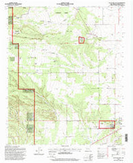 Punta De Agua New Mexico Historical topographic map, 1:24000 scale, 7.5 X 7.5 Minute, Year 1995