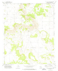 Punta Del Chorro New Mexico Historical topographic map, 1:24000 scale, 7.5 X 7.5 Minute, Year 1972