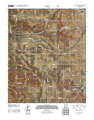 Punta de Agua New Mexico Historical topographic map, 1:24000 scale, 7.5 X 7.5 Minute, Year 2011