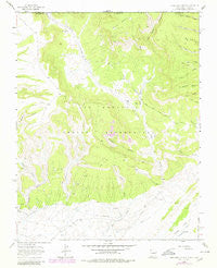 Purgatory Canyon New Mexico Historical topographic map, 1:24000 scale, 7.5 X 7.5 Minute, Year 1963