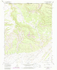 Purgatory Canyon New Mexico Historical topographic map, 1:24000 scale, 7.5 X 7.5 Minute, Year 1963