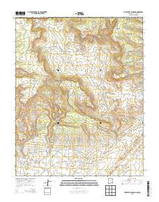 Purgatory Canyon New Mexico Historical topographic map, 1:24000 scale, 7.5 X 7.5 Minute, Year 2013