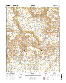 Purgatory Canyon New Mexico Current topographic map, 1:24000 scale, 7.5 X 7.5 Minute, Year 2017