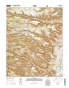 Puye New Mexico Historical topographic map, 1:24000 scale, 7.5 X 7.5 Minute, Year 2013
