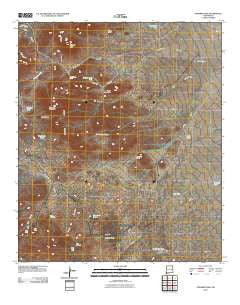 Pyramid Peak New Mexico Historical topographic map, 1:24000 scale, 7.5 X 7.5 Minute, Year 2010