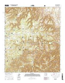 Queen New Mexico Current topographic map, 1:24000 scale, 7.5 X 7.5 Minute, Year 2017