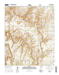 Quemado New Mexico Current topographic map, 1:24000 scale, 7.5 X 7.5 Minute, Year 2017