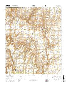 Quemado New Mexico Current topographic map, 1:24000 scale, 7.5 X 7.5 Minute, Year 2017