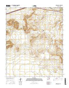 Quemado Hills New Mexico Current topographic map, 1:24000 scale, 7.5 X 7.5 Minute, Year 2017