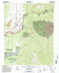 Questa New Mexico Historical topographic map, 1:24000 scale, 7.5 X 7.5 Minute, Year 1995