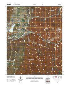 Questa New Mexico Historical topographic map, 1:24000 scale, 7.5 X 7.5 Minute, Year 2011