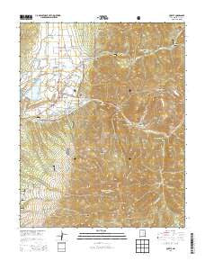 Questa New Mexico Current topographic map, 1:24000 scale, 7.5 X 7.5 Minute, Year 2013