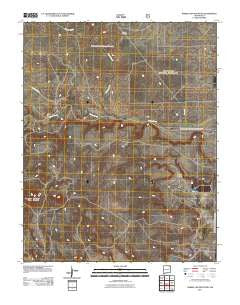 Rabbit Ear Mountain New Mexico Historical topographic map, 1:24000 scale, 7.5 X 7.5 Minute, Year 2011